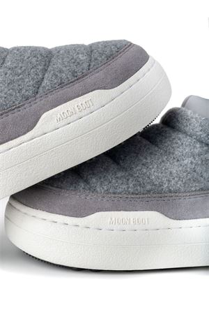 Park Soft Grey Felt Sneakers MOON BOOT | 80D2470080.H006